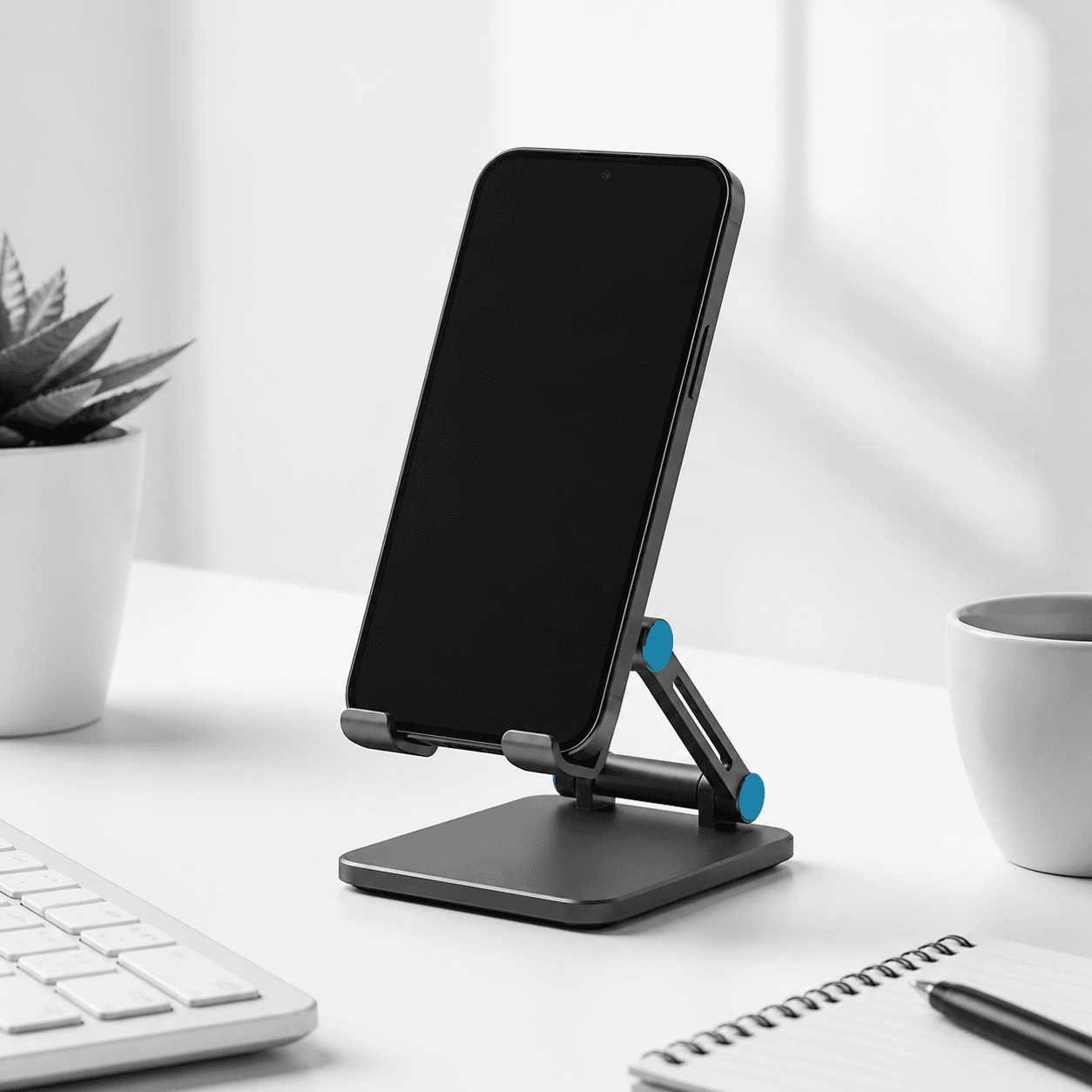 FlexDock Foldable Phone Stand concept visual
